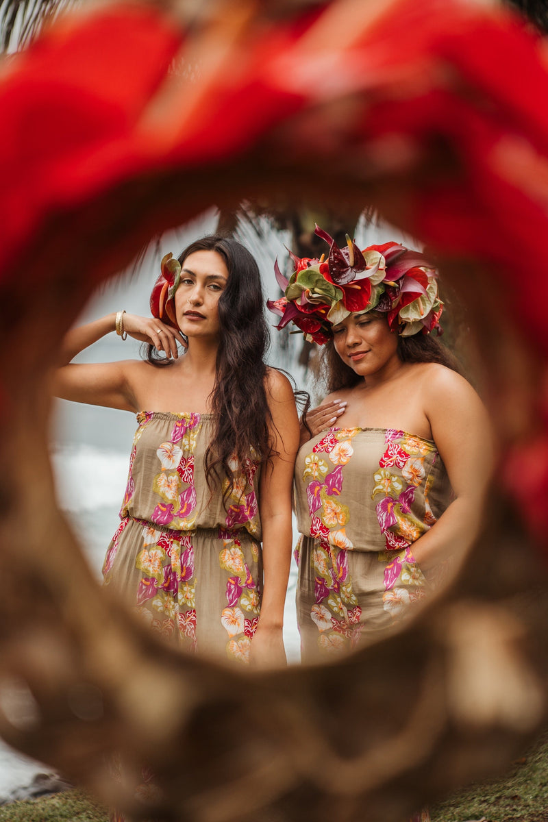 Alohiwai Dress Coco Jumpsuit Mele Mu'umu'u | Alohiwai at Valia Honolulu Valia Honolulu