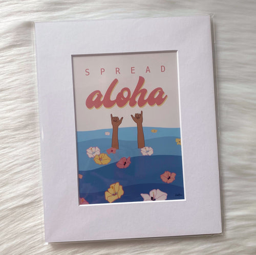 Kris Hawaii Home Spread Aloha Art Print (5 x 7) Spread Aloha Art Print (5 x 7) | Kris Hawaii | Valia Honolulu Valia Honolulu
