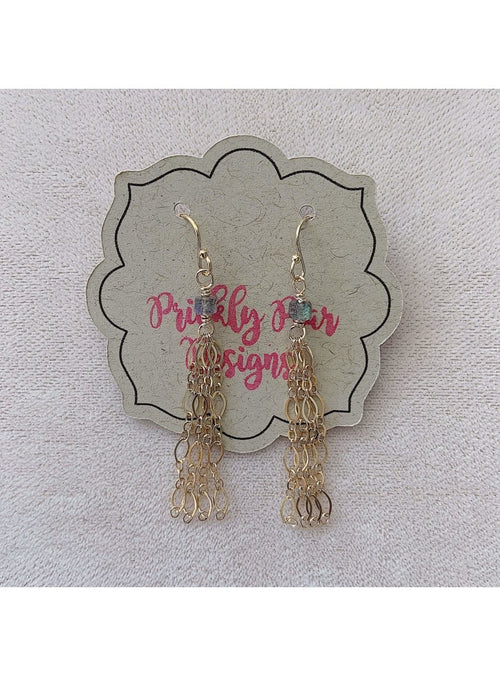 Prickly Pear Designs Jewelry GF Labradorite Earrings Labradorite Earrings | Unique Handmade Gemstone Jewelry | Valia Ho Valia Honolulu