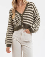 Sophie Checkered Cardigan