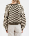 Sophie Checkered Cardigan