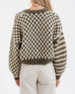 Sophie Checkered Cardigan