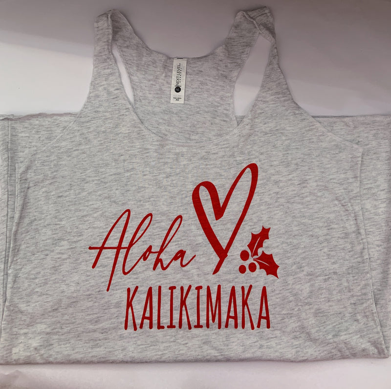 Aloha Kalikimaka Women's Racerback