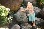 Alohiwai Dresses Plumeria Lei Twirly Girls Dress Keiki Babydoll Dress | Alohiwai at Valia Hononolulu Valia Honolulu