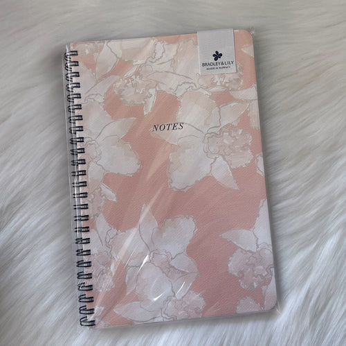 Bradley & Lily Gift Soft Orchids Large Spiral Notebook Soft Orchids Large Spiral Notebook | Bradley & Lily at Valia Honolulu Valia Honolulu
