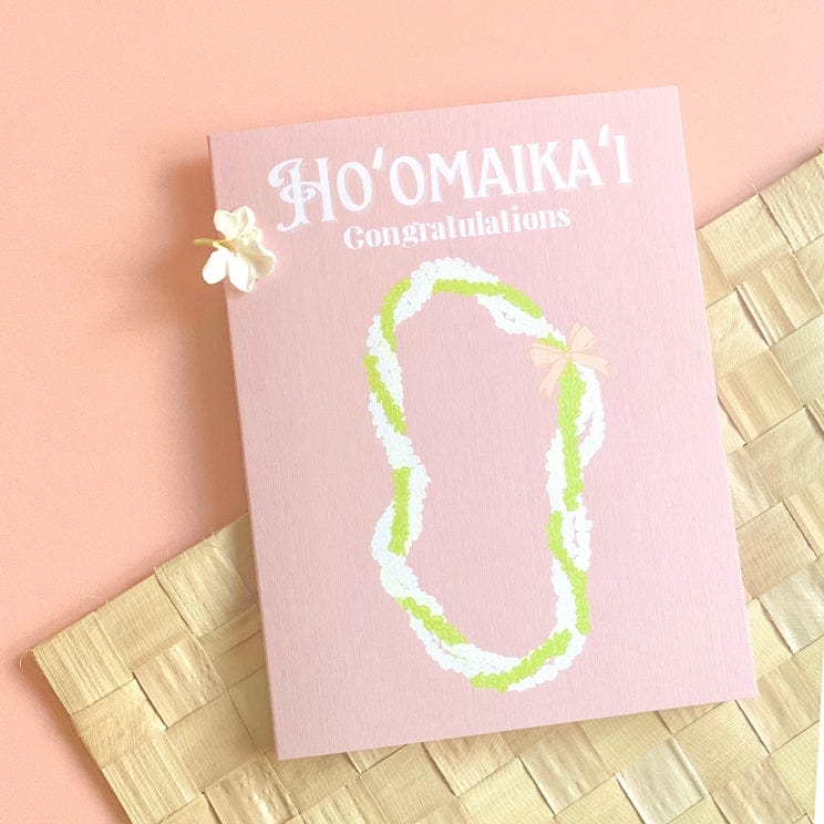 Design Jord Gift Hoomaikai (Congratulations) Greeting Card Hoomaikai (Congratulations) Greeting Card | Single Sploot at Valia Honolulu Valia Honolulu