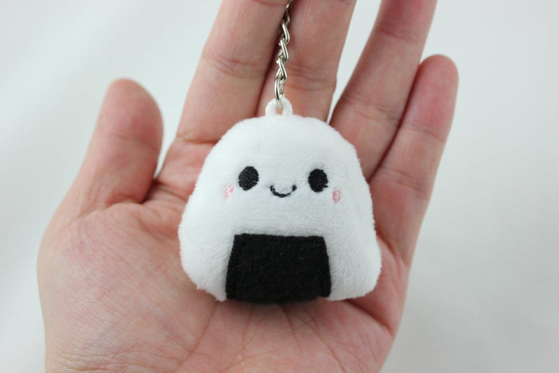 Emii Creations Ornament Onigiri Rice Ball Plush Keychain Onigiri Rice Ball Plush Keychain | Emii Creations at Valia Honolulu Valia Honolulu
