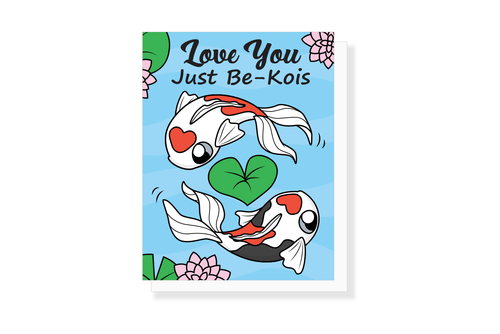 Emii Creations Stationary Just Be Kois Card Just Be Kois Card| Emii Creations at Valia Honolulu Valia Honolulu