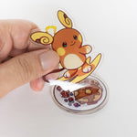 Geoffrey Siu Art Stationary Alolan Raichu Keychain & Stand Alolan Raichu Keychain & Stand | Geoffrey Siu at Valia Honolulu Valia Honolulu