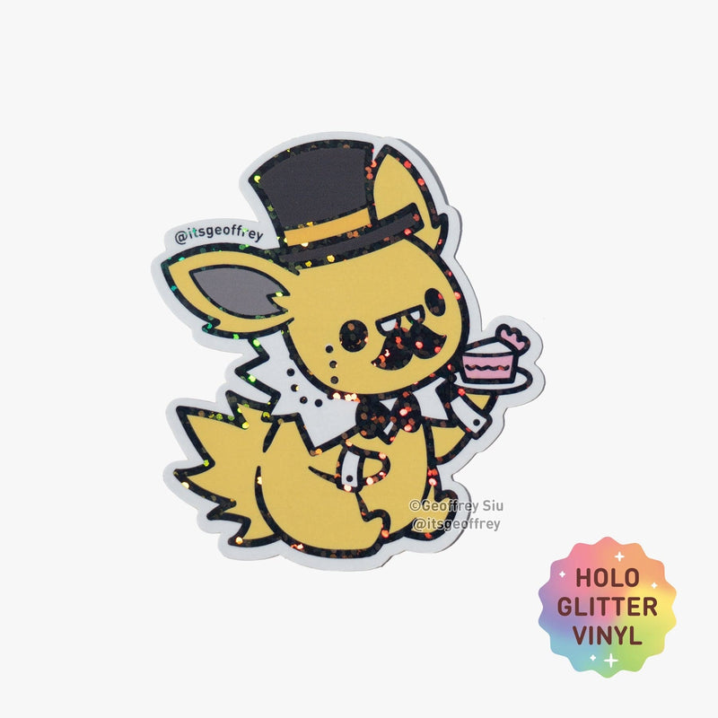 Geoffrey Siu Art Stationary Jewelteon Glitter Sticker Jewelteon Glitter Sticker | Geoffrey Siu Art at Valia Honolulu Valia Honolulu