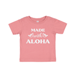 HNL Baby Co Keiki 18 months / Mauve Made with Aloha  Keiki Tee Valia Honolulu
