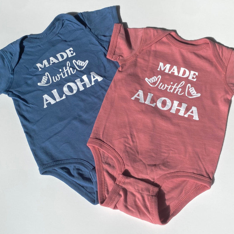 HNL Baby Co Keiki Made with Aloha Onesie Valia Honolulu