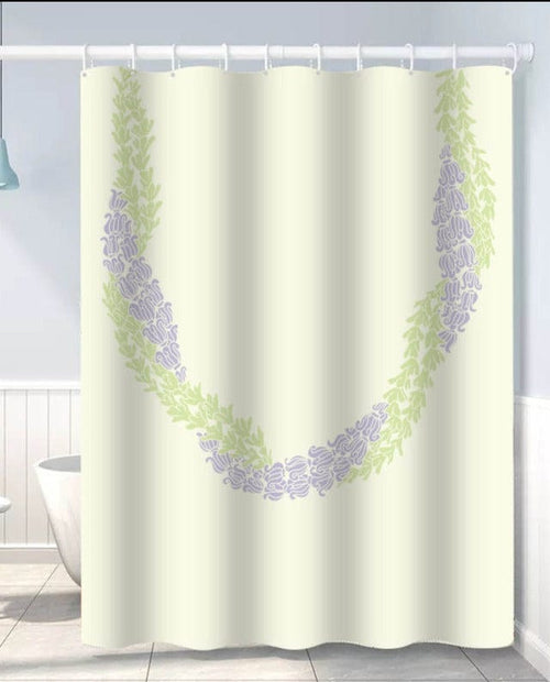 Mahina Made Home Shower Curtain in Lei Pili Shower Curtain in Kalo l Mahina Made l Valia Honolulu Valia Honolulu