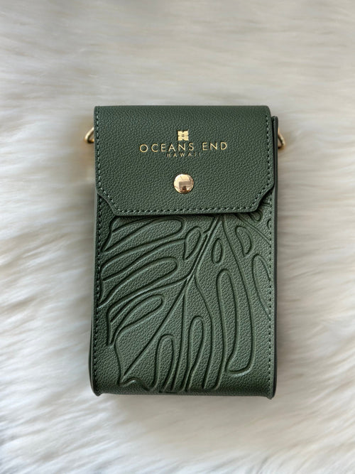 Ocean's End Handbag Megan Crossbody in Emerald Megan Crossbody in Onyx | Ocean's End at Valia Honolulu Valia Honolulu