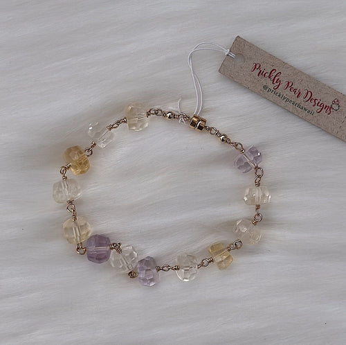 Prickly Pear Designs Jewelry 14k Gold-Filled Ametrine Bracelet 14k Gold-Filled Ametrine Bracelet | Handmade Jewelry | Valia Honolulu Valia Honolulu