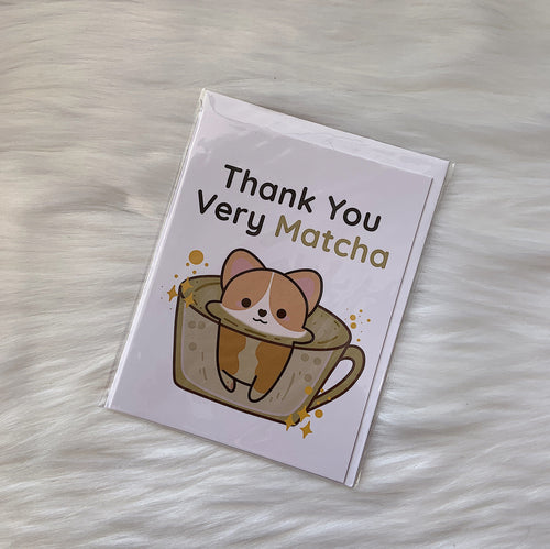 Single Sploot Gift Thank You Very Matcha Card Thank You Very Matcha Card | Single Sploot at Valia Honolulu Valia Honolulu