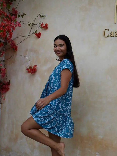 Yireh Dress Florentine Dress in Pacific Florentine Dress in Pacific | YIREH | An ethically conscious clothing brand Valia Honolulu