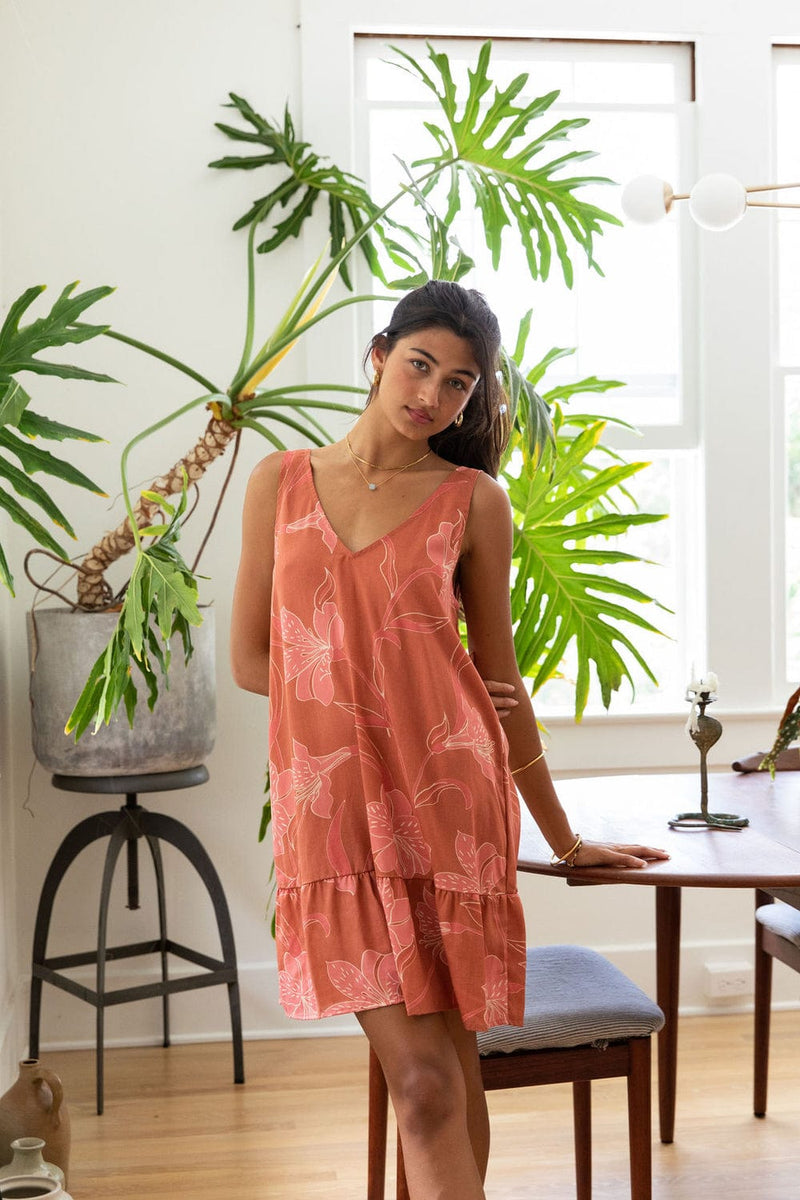 Yireh Dress Maia Dress in Terra Rossa Maia Dress in Terra Rossa | YIREH | An ethically conscious clothing brand Valia Honolulu