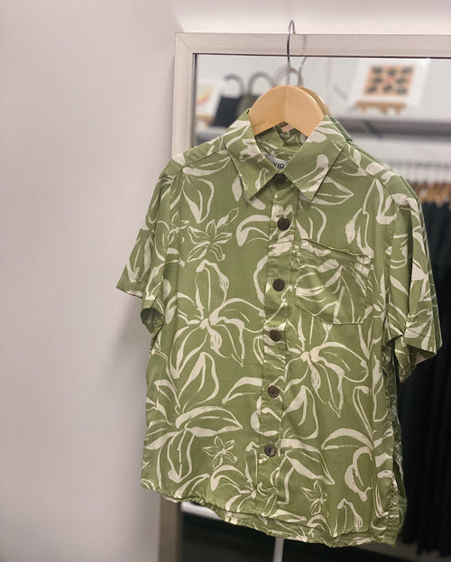 Yireh Keiki Maverick Button-Up in Juniper Maverick Button-Up in Juniper | YIREH | An ethically conscious clothing brand Valia Honolulu