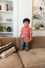 Yireh Keiki Maverick Button-Up in Terra Rossa Maverick Button-Up in Terra Rossa | YIREH | An ethically conscious clothing brand Valia Honolulu