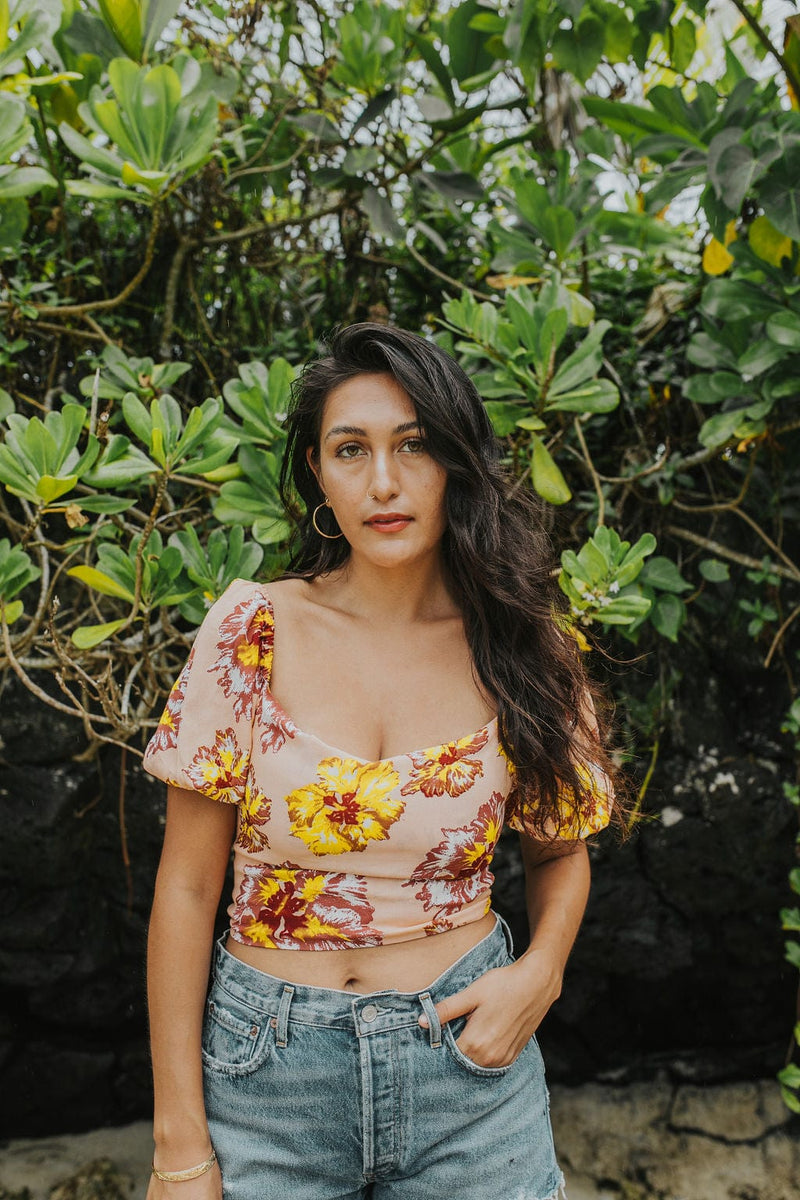 Yireh Romper Sophia Top Leah Romper in Terra | YIREH | An ethically conscious clothing brand Valia Honolulu