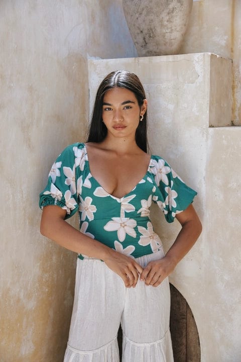 Yireh Top Kate Top in Nau Kate Top in Nau | YIREH | An ethically conscious clothing brand Valia Honolulu
