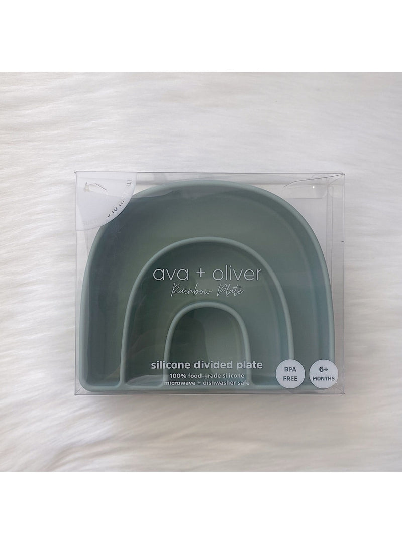 Ava + Oliver Plates Rainbow Plate in Mint Valia Honolulu
