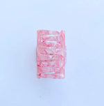 Blush & Bubbly Hair Accessory Acetate Pink Claw Clip Valia Honolulu