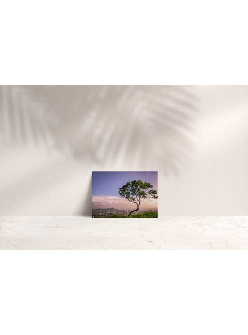 Butterfly in the Wind Home Golden Hour Note Card Valia Honolulu