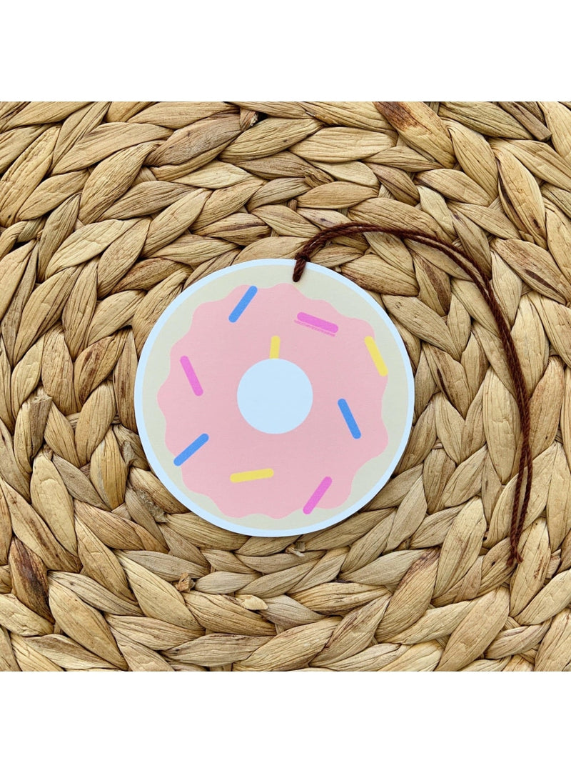Death By Scrapbooking Gift Donut Gift Tag Avocuddle Card | Unique Handmade Greeting Cards | Valia Honolulu Valia Honolulu
