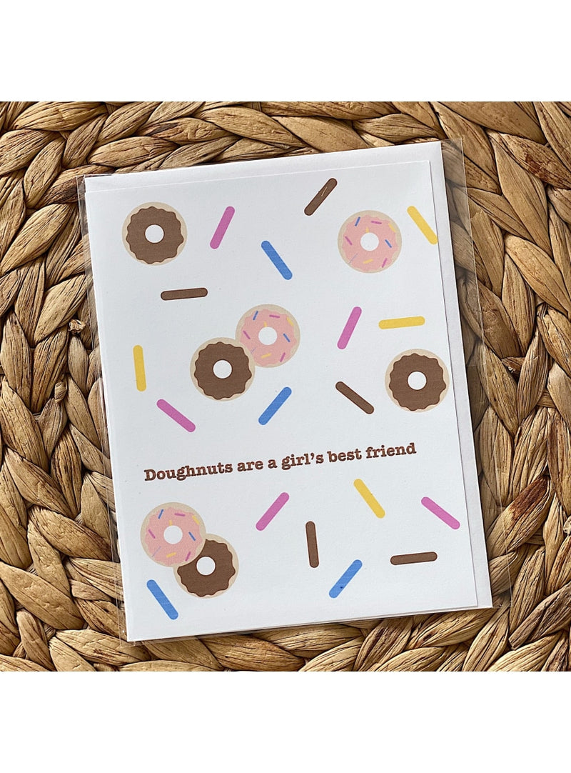Death By Scrapbooking Gift Doughnuts are a Girl's Best Friend Card Donut Card | Unique Handmade Greeting Cards | Valia Honolulu Valia Honolulu