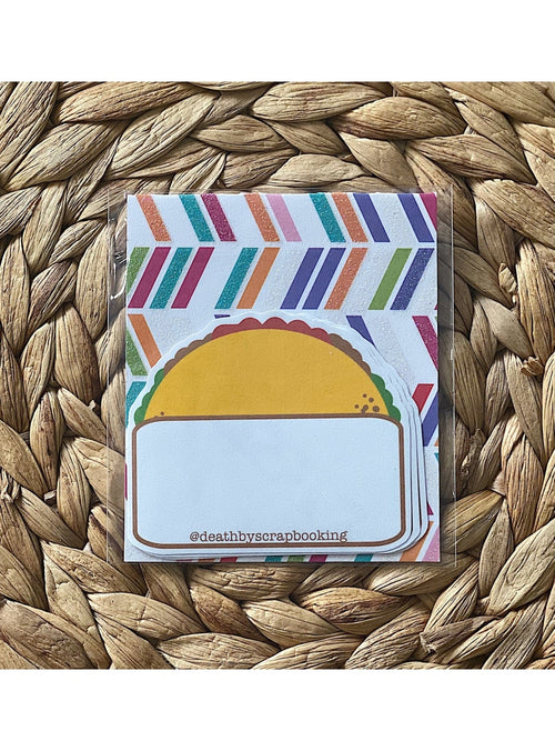 Death By Scrapbooking Gift Taco Labels Gnome for the Holidays Labels | Valia Honolulu Valia Honolulu