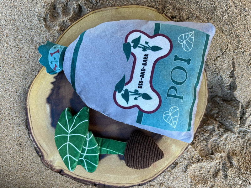 Dis-and-Bark Pet 2-in-1 Poi Bag Dog Toy Valia Honolulu