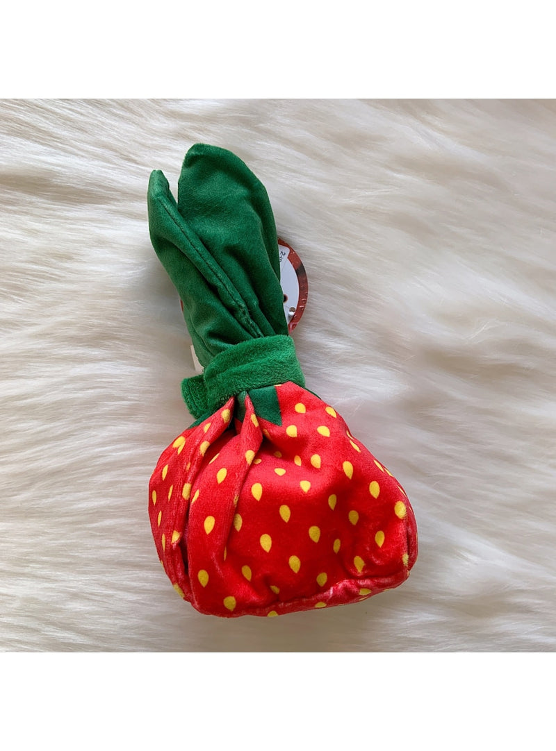 Dis-and-Bark Pet 2-in-1 Strawberry Candy Dog Toy Valia Honolulu