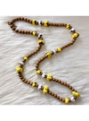 Haru Palette Jewelry Forever Lei Leather and Wooden Bead Necklace Forever Lei Leather and Wooden Bead Necklace | Haru Palette at Valia Honolulu Valia Honolulu
