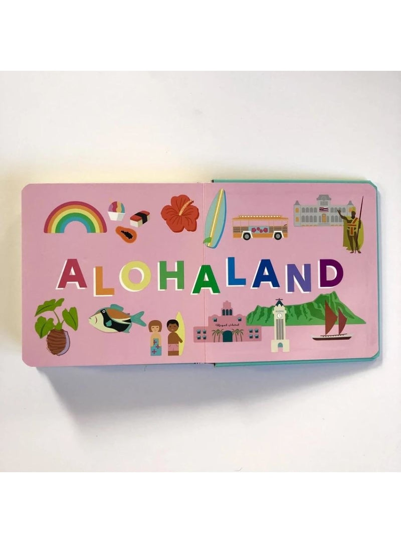 Keiki Kaukau Keiki ALOHALAND Keiki Word Book Aloha Friday Keiki Club Book | Hawaii Toys and Books Valia Honolulu