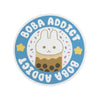 Kitt & Bunn Supply Co Stationary Bunny Boba Addict Vinyl Sticker Bunny Boba Addict Vinyl Sticker | Kitt & Bunn Supply Co. | Valia Honolulu Valia Honolulu