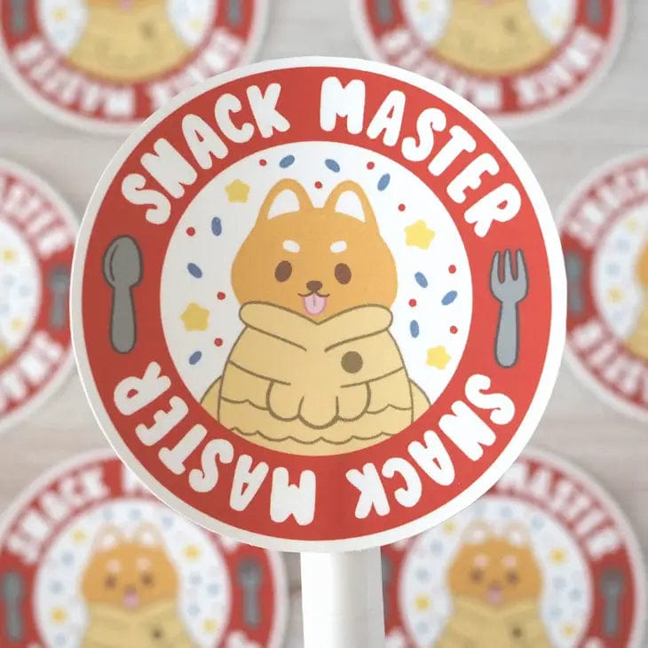 Kitt & Bunn Supply Co Stationary Shiba Inu Snack Master Vinyl Sticker Shiba Inu Snack Master Vinyl Sticker | Kitt & Bunn Supply Co. | Valia Honolulu Valia Honolulu
