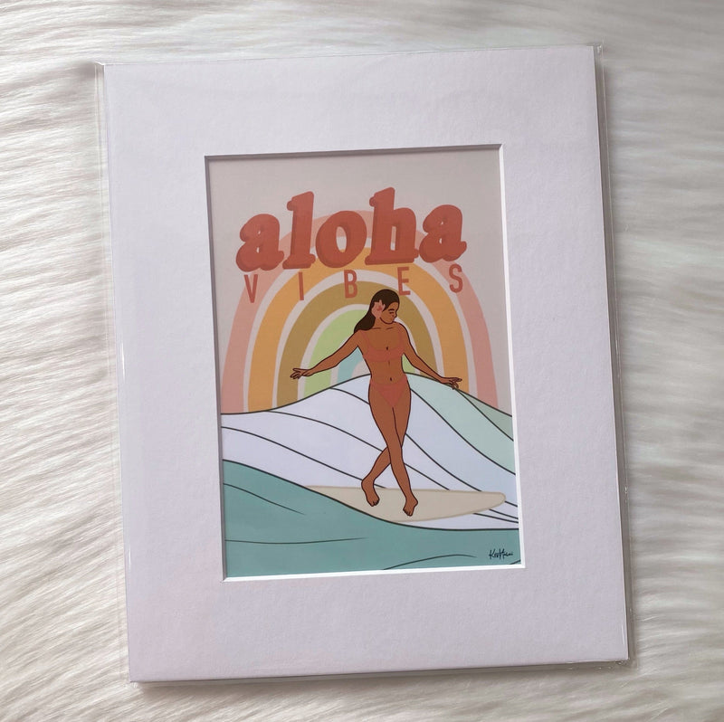 Kris Hawaii Home Aloha Vibes Art Print (5 x 7) Aloha Vibes Art Print (5 x 7) | Kris Hawaii | Valia Honolulu Valia Honolulu