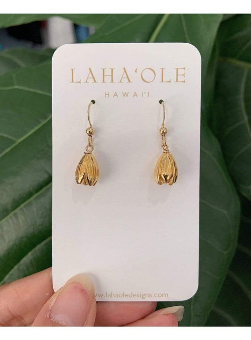 Laha’ole Jewelry Vermeil Pīkake Wale No Earrings - 2020 Collection Pikake Earrings | Handmade Hawaiian Jewelry | Valia Honolulu Valia Honolulu