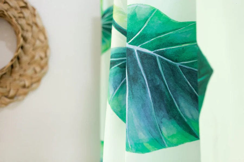 Mahina Made Home Shower Curtain in Kalo Shower Curtain in Kalo l Mahina Made l Valia Honolulu Valia Honolulu