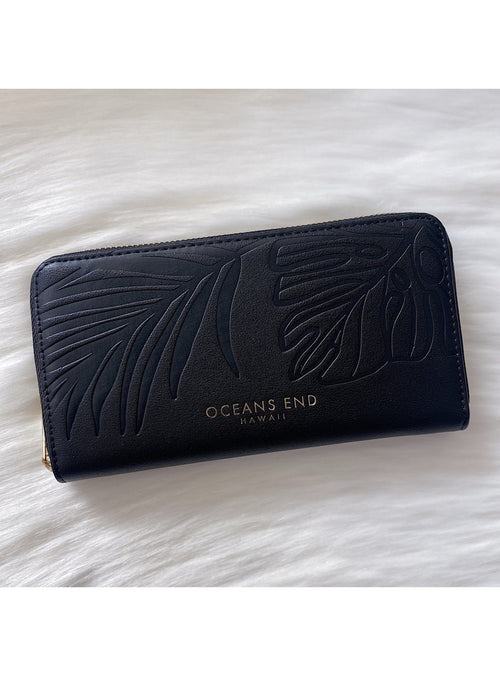 Ocean's End Handbag Luxe Wallet in Onyx Ocean's End Luxe Wallet in Onyx | Valia Honolulu Valia Honolulu