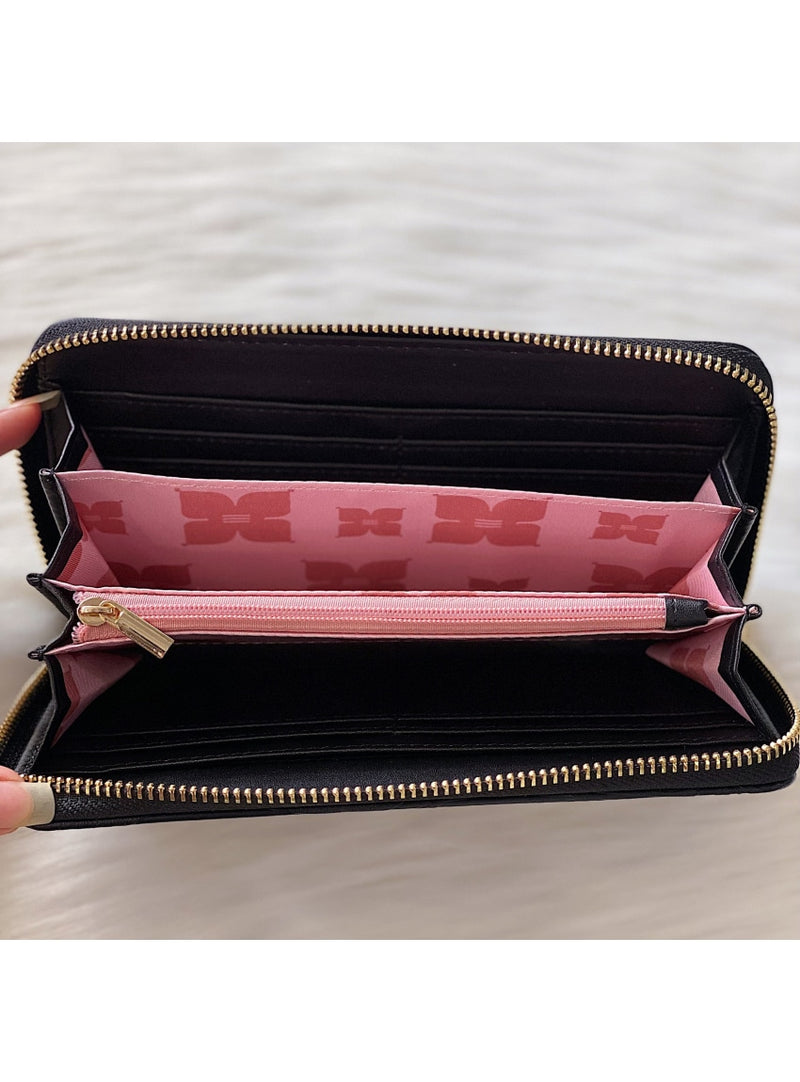 Ocean's End Handbag Luxe Wallet in Onyx Ocean's End Luxe Wallet in Onyx | Valia Honolulu Valia Honolulu