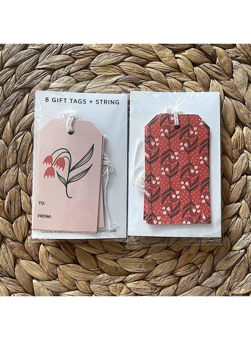 Rebecca Jane Woolbright Gift Dosado Red Gift Tag Set Bring the Rainbows Tea Towel | Rebecca Jane Woolbright Valia Honolulu