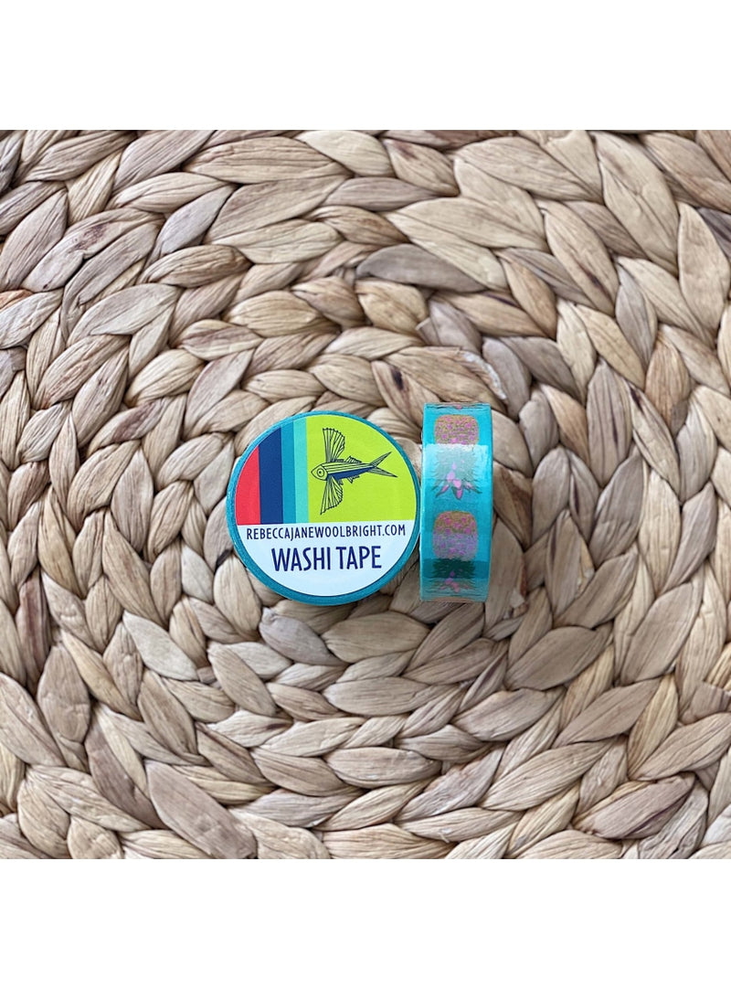 Rebecca Jane Woolbright Stationary Retro Pineapple Washi Tape Valia Honolulu