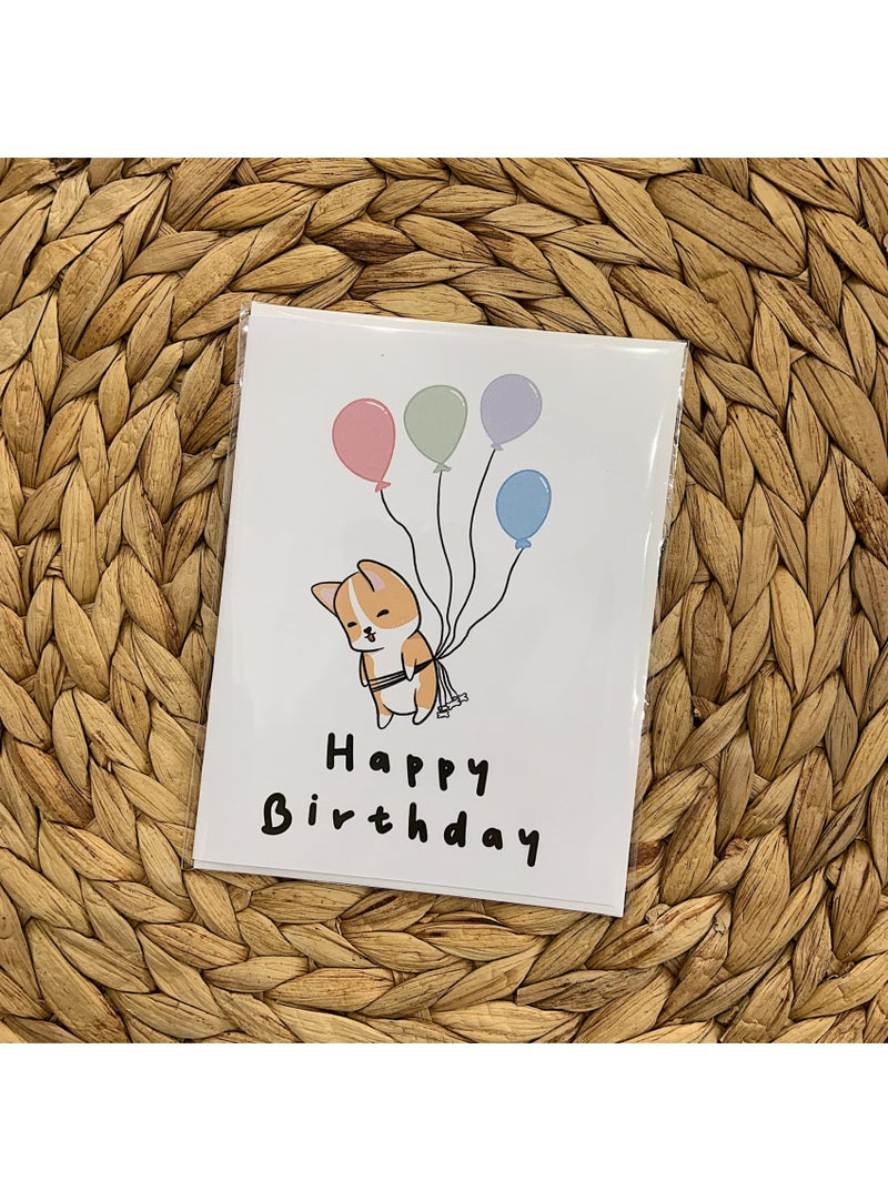 Single Sploot Gift Happy Birthday Balloons Card Go Shorty! It's Your Birthday Card | Single Sploot at Valia Honolulu Valia Honolulu