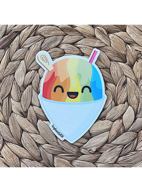 Tiny Hearts Gift Shave Ice Sticker Shave Ice | Vinyl Sticker | Tiny Hearts at Valia Honolulu Valia Honolulu