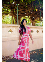 Valia Honolulu Dress Sanae Maxi Dress in Berry Valia Honolulu