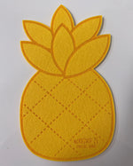 Workshop 28 Home Lemon Pineapple Felt Coaster Pineapple Felt Coaster | Workshop 28 at Valia Honolulu Valia Honolulu