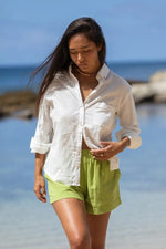 Yireh Dress A La Mode Button-Up in Cloud A La Mode Button-Up in Cloud | YIREH | An ethically conscious clothing brand Valia Honolulu
